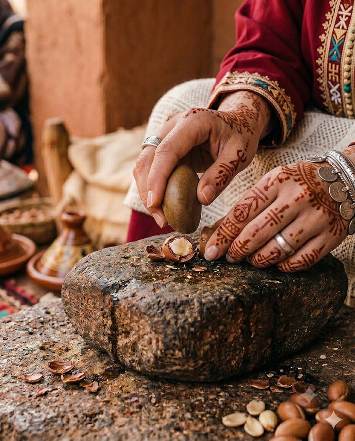 Moroccan beauty ritual skincare routine