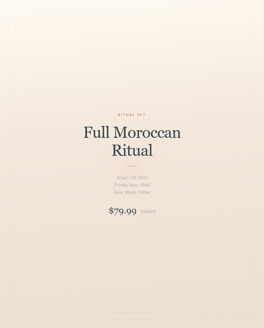 Full Moroccan Ritual set by Souss and Stone